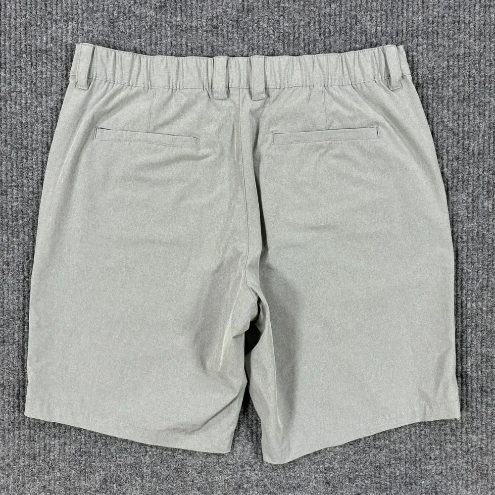 Banana Republic Mens Shorts Size 36 Gray Flat Front Casual Chino Lightweight